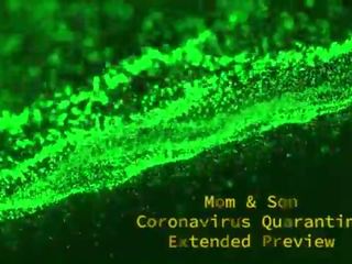Coronavirus - mutter & sohn quarantine - extended vorschau