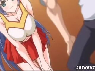 Hentai dirty video with titty cheerleader