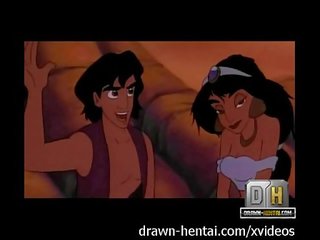Aladdin umazano film film - plaža umazano posnetek s jasmin