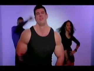 Muscle Hunk Perfection Has Own Music vid