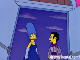 Simpsons odrasli posnetek - marge in artie afterparty