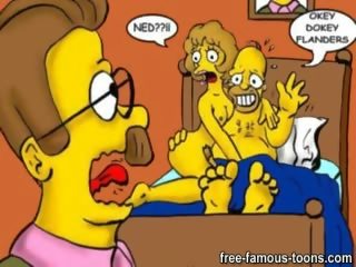 Homer simpson keluarga seks video