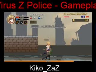 Virus Z Police young lady - GamePlay