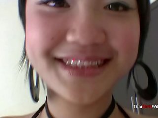 Baby faced Thai teen is easy pussy for the experienced dirty video tourist